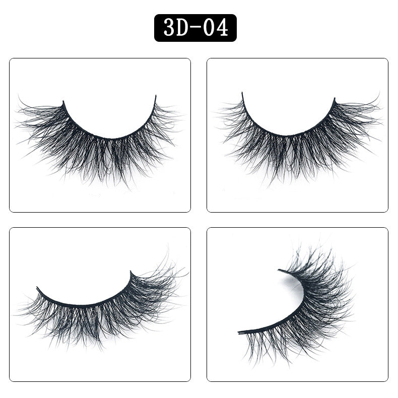 3D MINK HAIR EYELASH 3D04