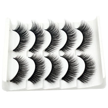 Load image into Gallery viewer, MULTI-PACK 3D MINK EYELASHES 3D19 (5 PAIRS)