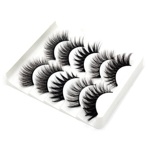 MULTI-PACK 3D MINK EYELASHES 3D22 (5 PAIRS)