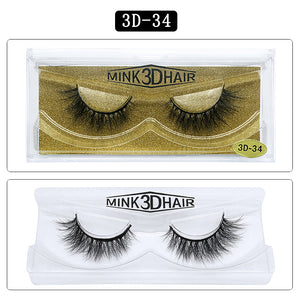 3D MINK HAIR EYELASH 3D34