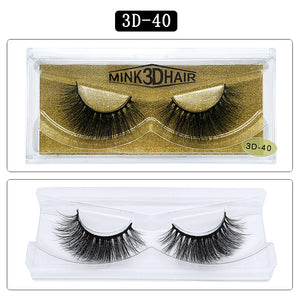 3D MINK HAIR EYELASH 3D40