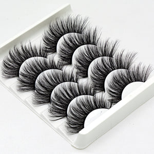 MULTI-PACK 3D MINK EYELASHES 3D48 (5 PAIRS)