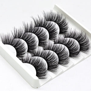 MULTI-PACK 3D MINK EYELASHES 3D48 (5 PAIRS)