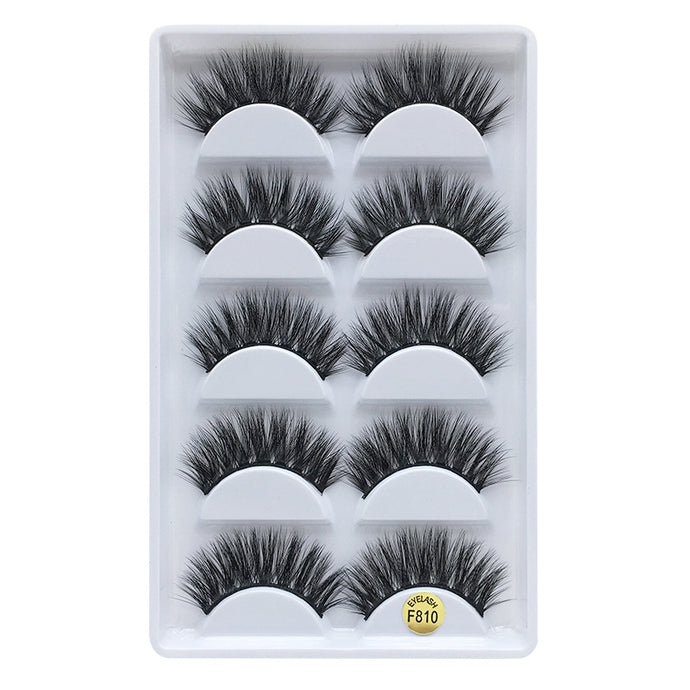 MULTI-PACK 3D MINK EYELASHES F810 (5 PAIRS)