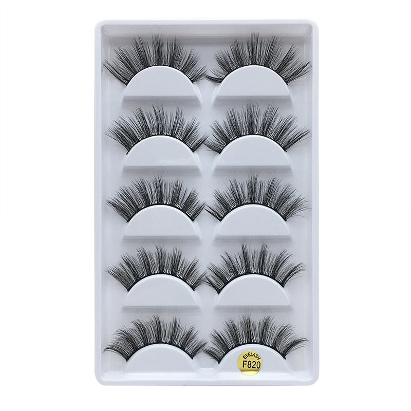 MULTI-PACK 3D MINK EYELASHES F820 (5 PAIRS)