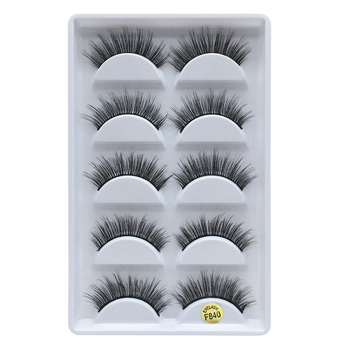 MULTI-PACK 3D MINK EYELASHES F840 (5 PAIRS)