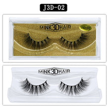 Load image into Gallery viewer, 3D MINK HAIR EYELASH J3D-02