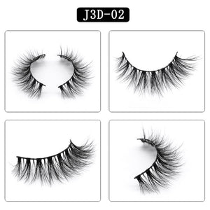 3D MINK HAIR EYELASH J3D-02