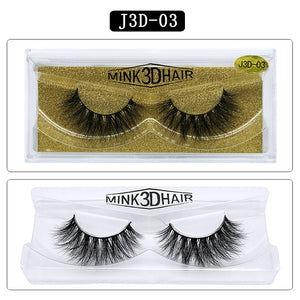 3D MINK HAIR EYELASH J3D-03