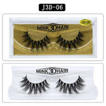 Load image into Gallery viewer, 3D MINK HAIR EYELASH J3D-06