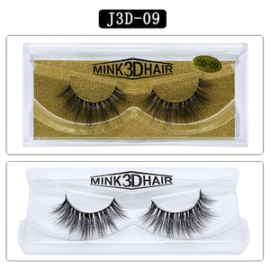 3D MINK HAIR EYELASH J3D-09